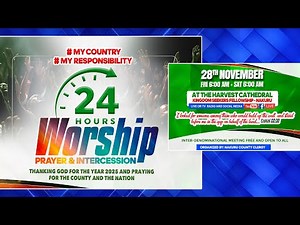 24 Hours of Worship, Prayer & Intercession || Friday, 28th November 2025