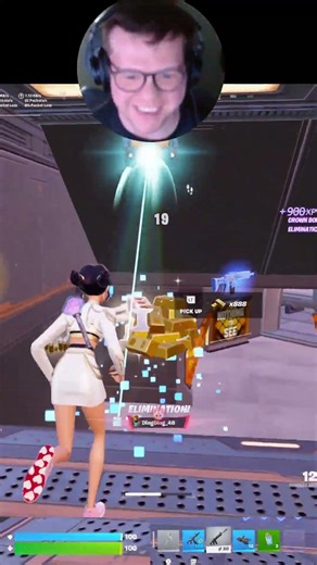 The new Sky deployer is the best movement this season #fortnite