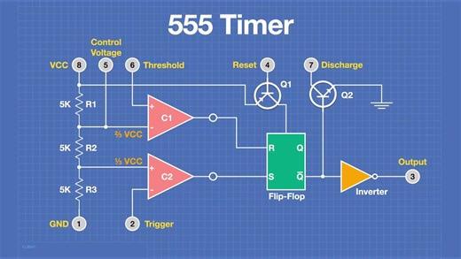 [搬运][BroneBot Workshop]NE555芯片介绍及使用例程