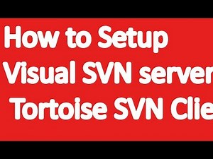 How to setup Visual SVN server and Tortoise SVN Client
