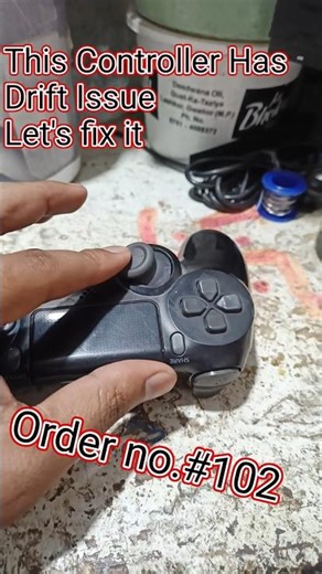🛠️ PS4 analog drift issue fixed in seconds! 🎮🔥 #PS4 #AnalogDrift #ControllerFix#TechFix #PlayStation