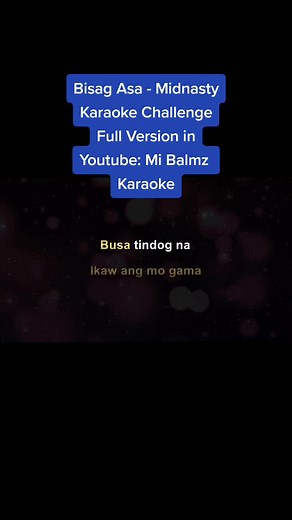 Bisag Asa - Midnasty #midnasty #bisagasa #bisagasamidnasty #karaokechallenge #karaoke #fyp #foryou
