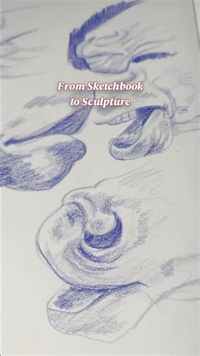 From sketch to clay, ep.1, horse expressions