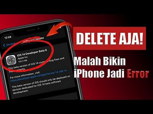 Cara Menghapus Update iOS BETA