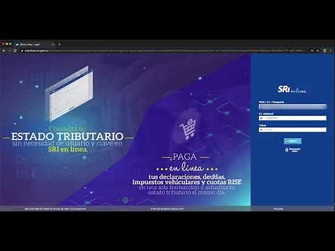 Descarga de formularios SRI 107, 102 y 101