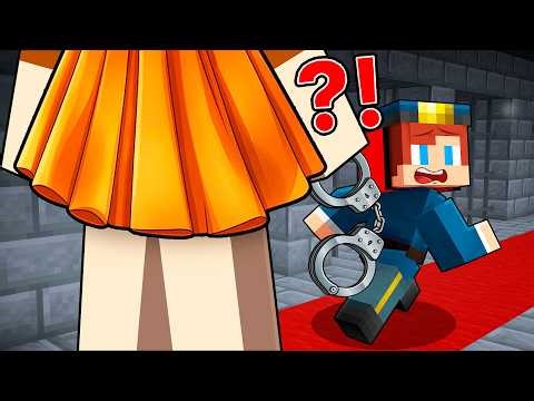 JJ Police Run Away from Lover Criminal Girl in Jail - Minecraft (Maizen)