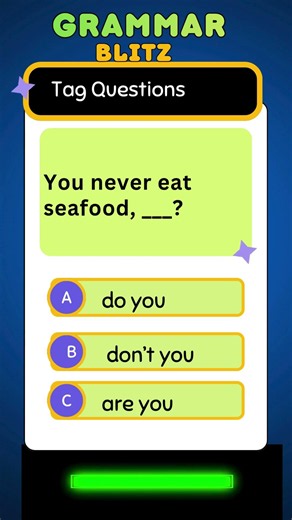 Tag Question Quiz Challenge! | Can You Score 100%?