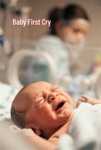 Newborn Baby's First Cry in Hospital Care