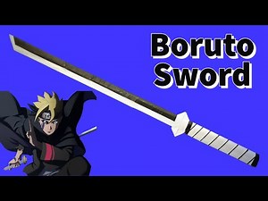 How to Make a Boruto Paper Sword | Naruto DIY Crafts