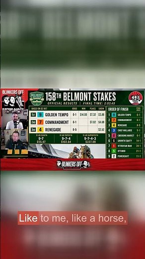 Could the Haskell produce a Golden Tempo challenger? #belmontstakes #haskell #saratoga #horseracing