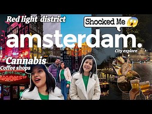 Exploring Amsterdam: Red Light District, Cannabis Coffeeshops 🍀 & Scary Swing ! [Eng Sub Available]