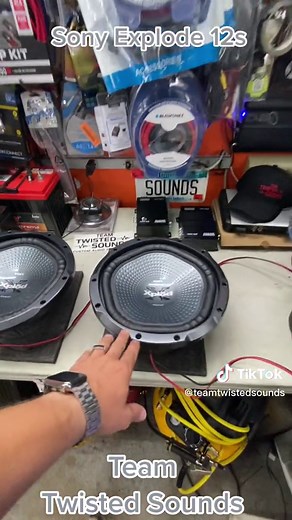 Sony Explode 12s🔈🔈#sonyexplode #fail #subwoofer #caraudio #skaraudio #sundownaudio #teamtwistedsounds