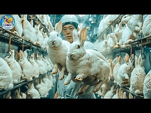 Shocking Rabbit Processing | How Rabbit is Raised and Processed in China Rabbit Farming