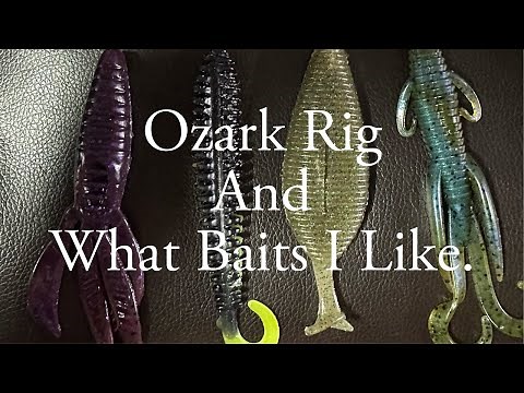 Ozark Rig and Baits I like to use