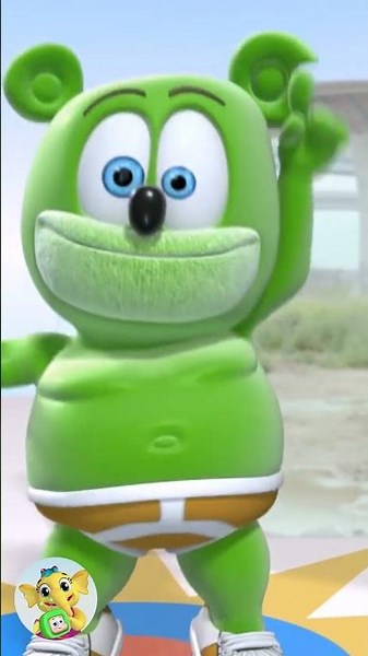 🕺 Oppum Gummy Style! #gummybear #trendingshorts #childrenmusic #kidssongs