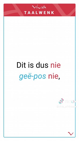 VivA Afrikaans on TikTok