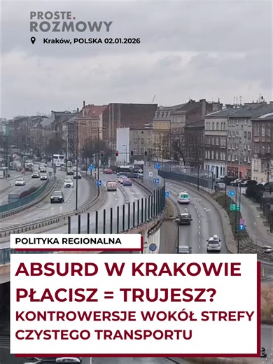 ⛔ ABSURDY STREFY W KRAKOWIE! PŁACISZ = TRUJESZ? 🚗💸 Strefa Czystego Transportu w Krakowie weszła w życie i... wylało się morze absurdów! W tym filmie punktujemy wszystkie