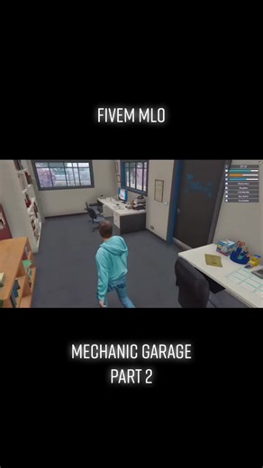FIVEM MECHANIC GARAGE (MLO) PART2 #fivem #fivemrp #fds #gta5 #fivemscripts #fivemservers #gtav #gta5clips #gta5online #gamer #gta #gamersonly