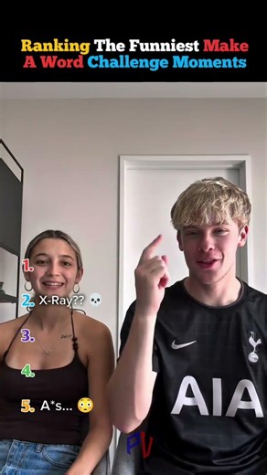 Ranking The Funniest Make A Word Challenge Moments 😂 #shorts #challenge #wordplay #funny