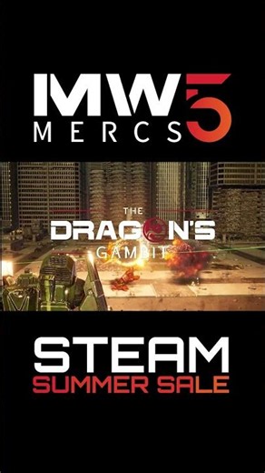 MechWarrior 5 Mercenaries Steam Summer Sale! #mechwarrior5mercenaries #gaming