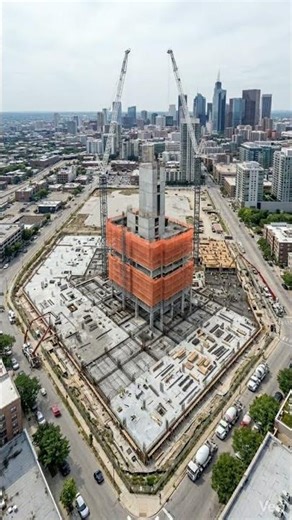 Building a Sky-High Urban Tower From Scratch | Skyscraper Construction Timelapse