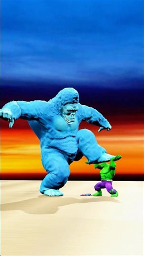 HULK Stops KING KONG’s Giant Crush! #hulk #kingkong #shorts