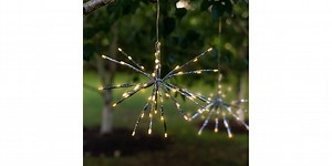 Lumistar White Solar LED Starburst Light