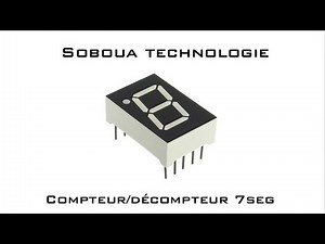 Compteur/Décompteur BCD 7 segment Arduino