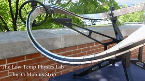 Quantum Levitation Möbius Strip