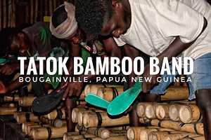 6.7K views · 63 reactions | The incredible Tatok Bamboo Band from Pororan Island putting on a sing sing performance of sweet bamboo beats and singing in Arawa, Bougainville. | Travel Inspired | Facebook