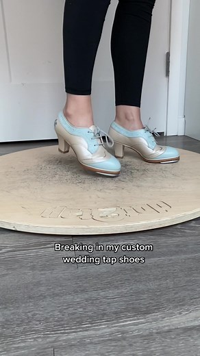Countdown to the Wedding: Breaking in Custom Tap Shoes