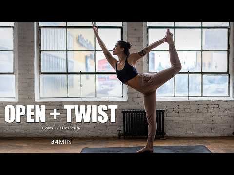 Dancer’s Pose Yoga Flow: Backbends + Twists to Open Your Whole Body