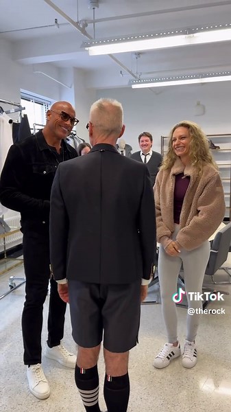 Meeting the man himself @THOM BROWNE (and his amazing team) as we prepare for the biggest night in fashion THE MET GALA 🥂 Lauren and I have been blessed and inspired to be a part of some very cool things - and this is one of coolest ever. We’re pumped to step out and have fun, and honored to rock Thom Brown all night with some edge, some mana - and vibe 😉 Cant wait to create the good vibes tonight and wait til you guys see what we’re rocking 👀😎🥂 #METGALA #NYC