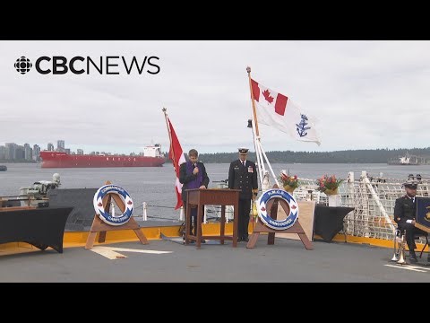Royal Canadian Navy honours HMCS Vancouver