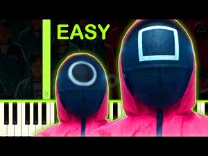 Pink Soldiers Song | Squid Game - EASY Piano Tutorial