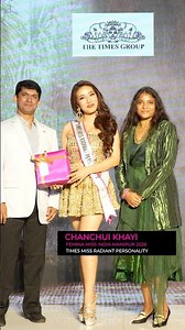 Presenting Times Miss Radiant Personality- Femina Miss India Manipur 2026 Chanchui Khayi