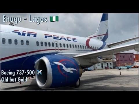 Flying Air Peace (Economy) | Enugu - Lagos | Boeing 737-500 | Punctual? Safe? | Honest TRIP REPORT |
