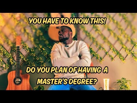 WHAT TO CONSIDER BEFORE DOING A MASTER'S DEGREE | POSTGRADUATE STUDY AND MORE...