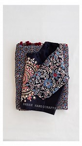 60K views · 843 reactions | Women’s Day sale Ajrakh Dola silk saree and blouse combo Sale price : 6000 to 6800 Dm or WhatsApp on 9426971710 to order #ajrakh #ajrakhsaree #kutchblouse #womensday #kutchembroidery #shree_handicrafts [Ajrakh, AjrakhSaree, block print, Kutchembroidery, kutchblouse, AjrakhBlouse, women’s day, sale, designersaree, DesignerBlouse, ShreeHandicrafts] | Shree handiccrafts | Facebook