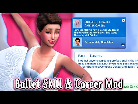 BALLET DANCER MOD | The Sims 4: Mod Overview
