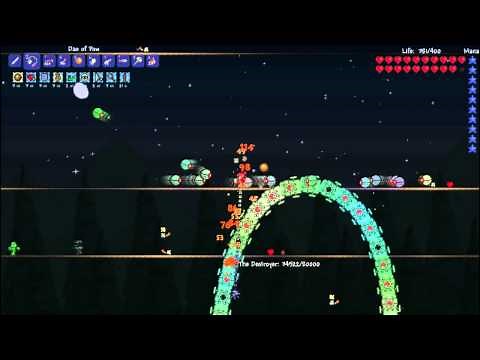 Terraria - The Destroyer solo with Dao of Pow