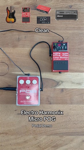 Pedal Demo: Electro Harmonix Micro POG 🤓 @EHX