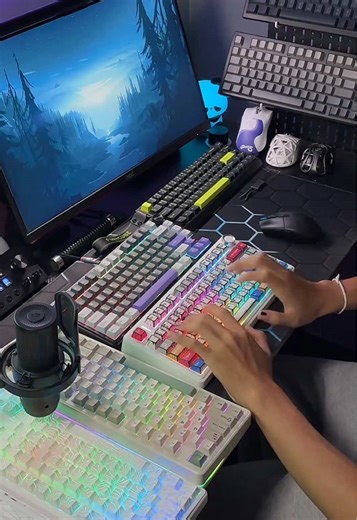 #aura #keyboard #livehighlights #tiktoklive #ggsetup