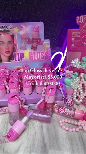 Handmade Lip Gloss Keychains for Sale