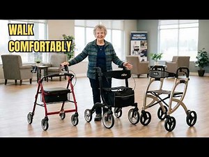 6 Best Rollator Walkers with Seat 2026! Tested for Stability & Style