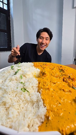Zermatt Neo on Instagram: "Largest Butter Chicken plate ever at Jaggi's! 8kg of pure comfort - this way down super easy. Full video is up over on YouTube btw "