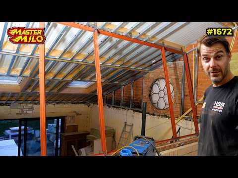 Welding window frames in the house! #1672