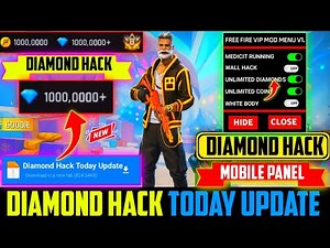 FREE FIRE NEW DIAMOND HACK || FF NEW MOD MENU APK || UNLIMITED DIAMOND SCRIPT || FREE FIRE HACK