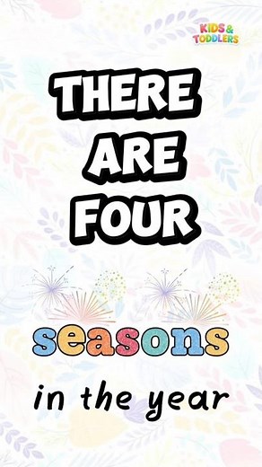 Four Seasons in a Year for Kids | Spring, Summer, Autumn, Winter 🌸☀️🍁❄️