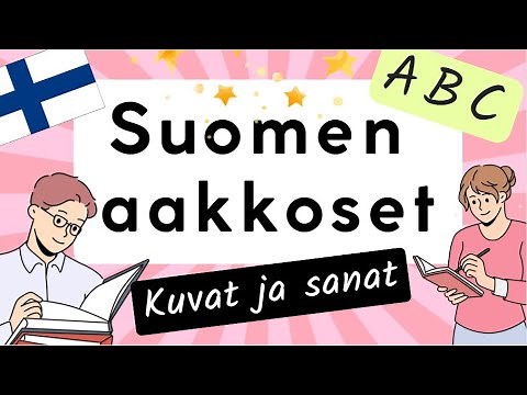 Suomen aakkoset kuvitettuna